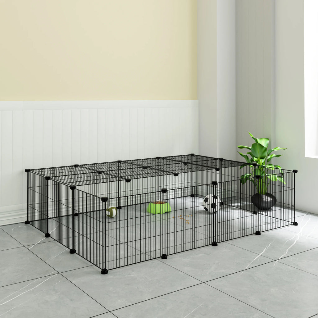 Enclos modulable lapin intérieur