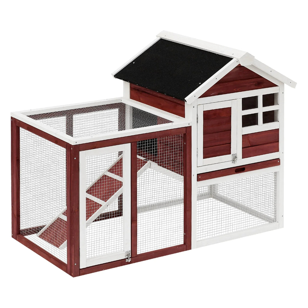 Cage à lapin extérieur avec fermeture