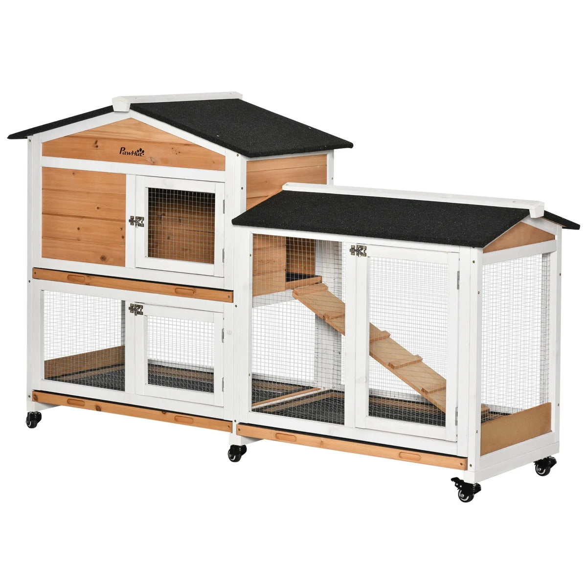 Cage à lapin extérieur en bois