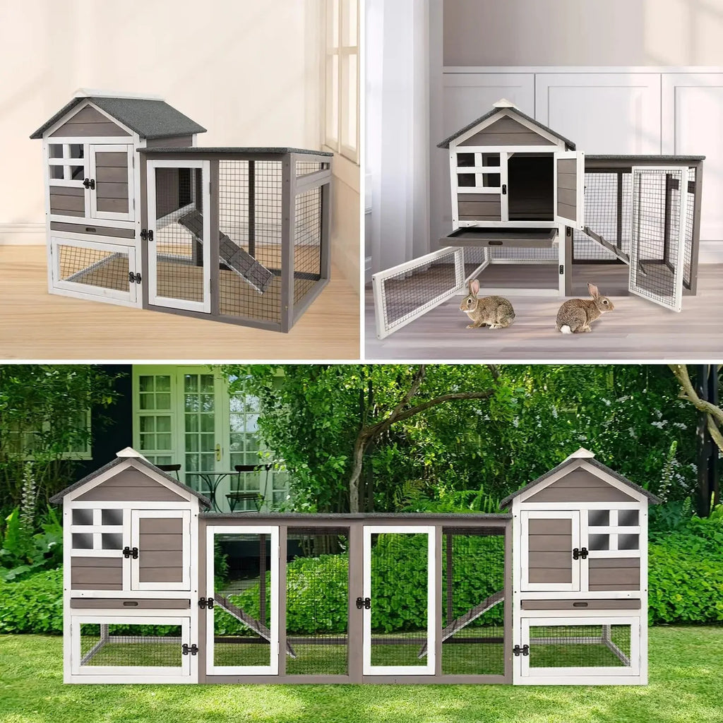 Cage à lapin extérieur XXL