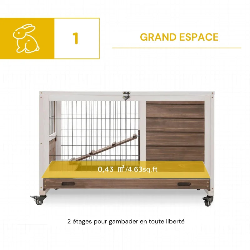 Cage à lapin nain intérieur