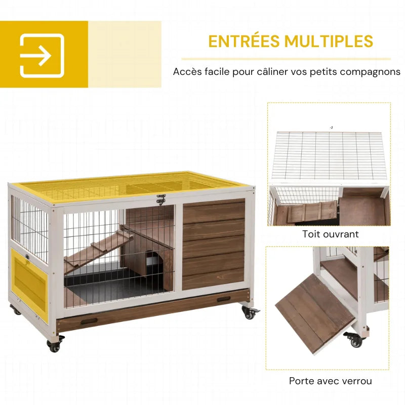 Cage à lapin nain intérieur