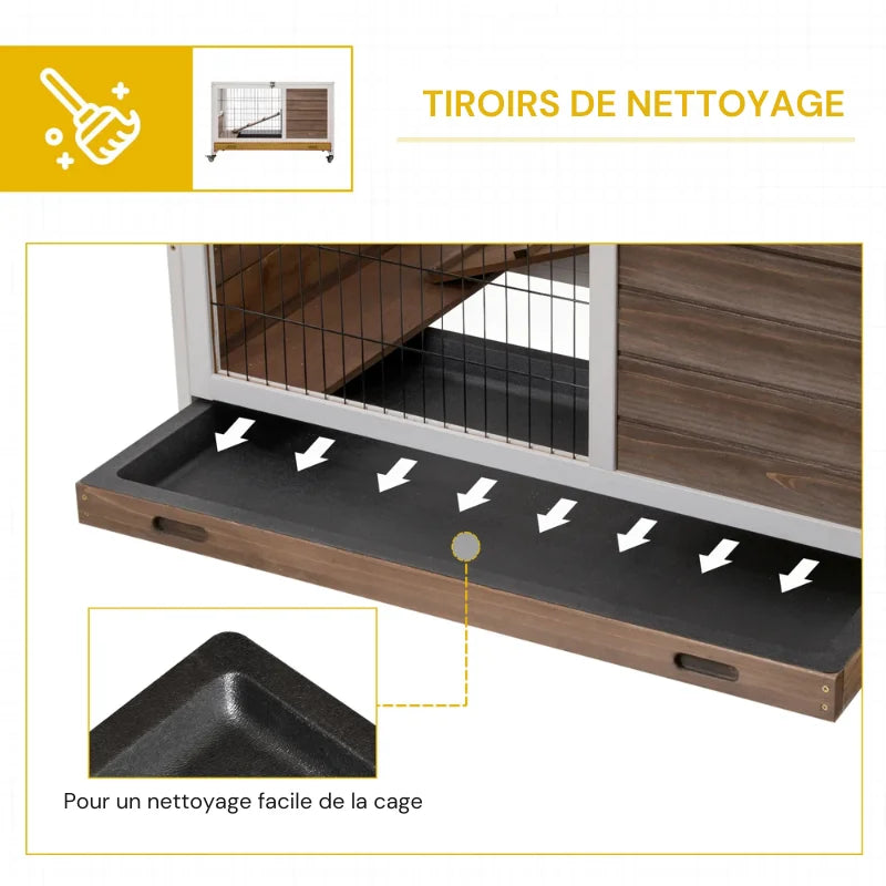Cage à lapin nain intérieur